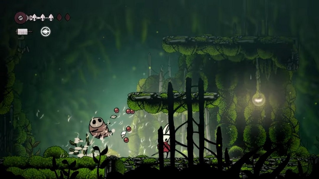 تصویری از افتادن Rosary Bead از دشمنان در hollow knight silksong