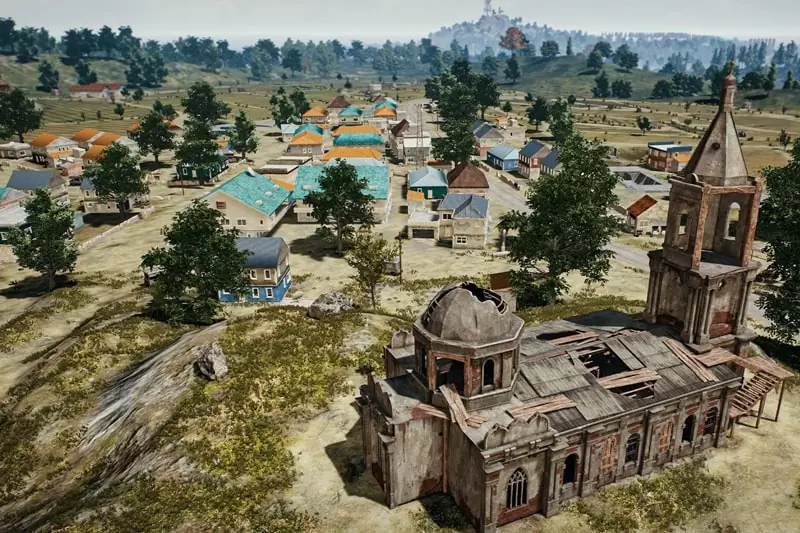نقشه Erangel classic بازی PUBG