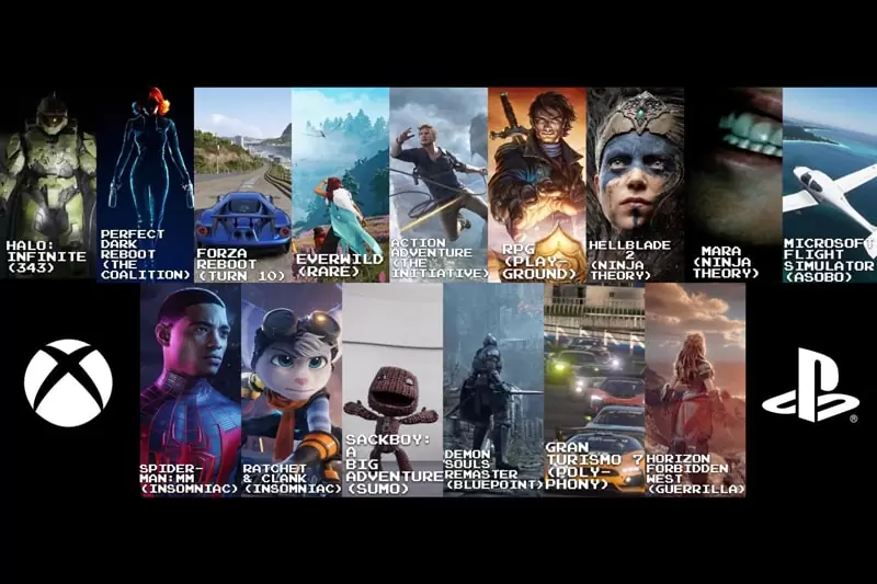 ps5 vs xbox series x مقایسه