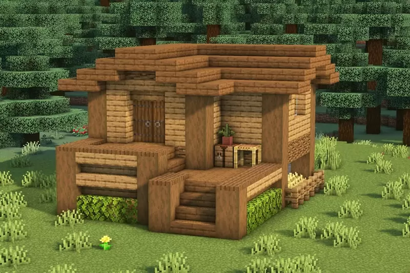 ساخت خانه در ماین کرافت