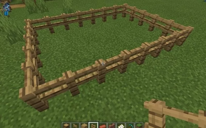 ساخت نرده در ماین کرافت