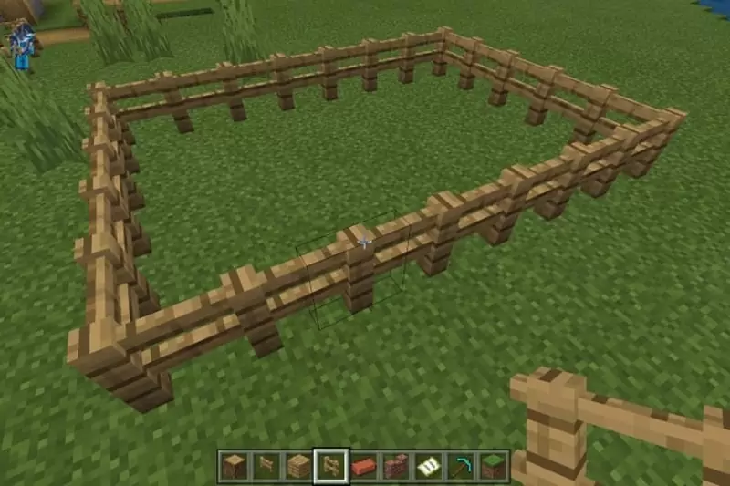 ساخت نرده در ماین کرافت