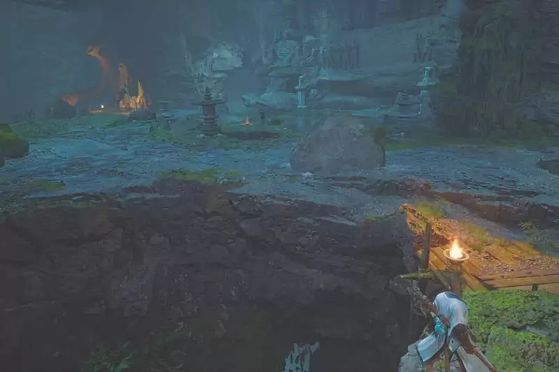 مکان مدیتیشن بازی پادشاه میمون ها در حفره The Webbed Hollow