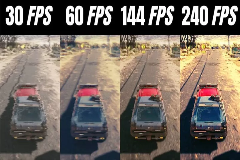 تصویری برای بیان اینکه fps چیست