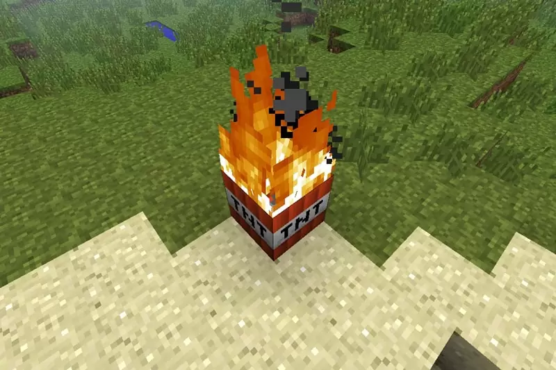 ساخت TNT در minecraft