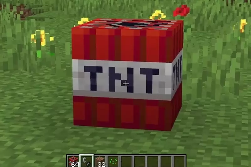 ساخت TNT در ماینکرافت