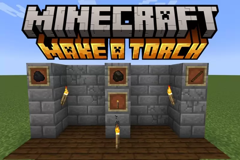 ساخت مشعل در ماین کرافت