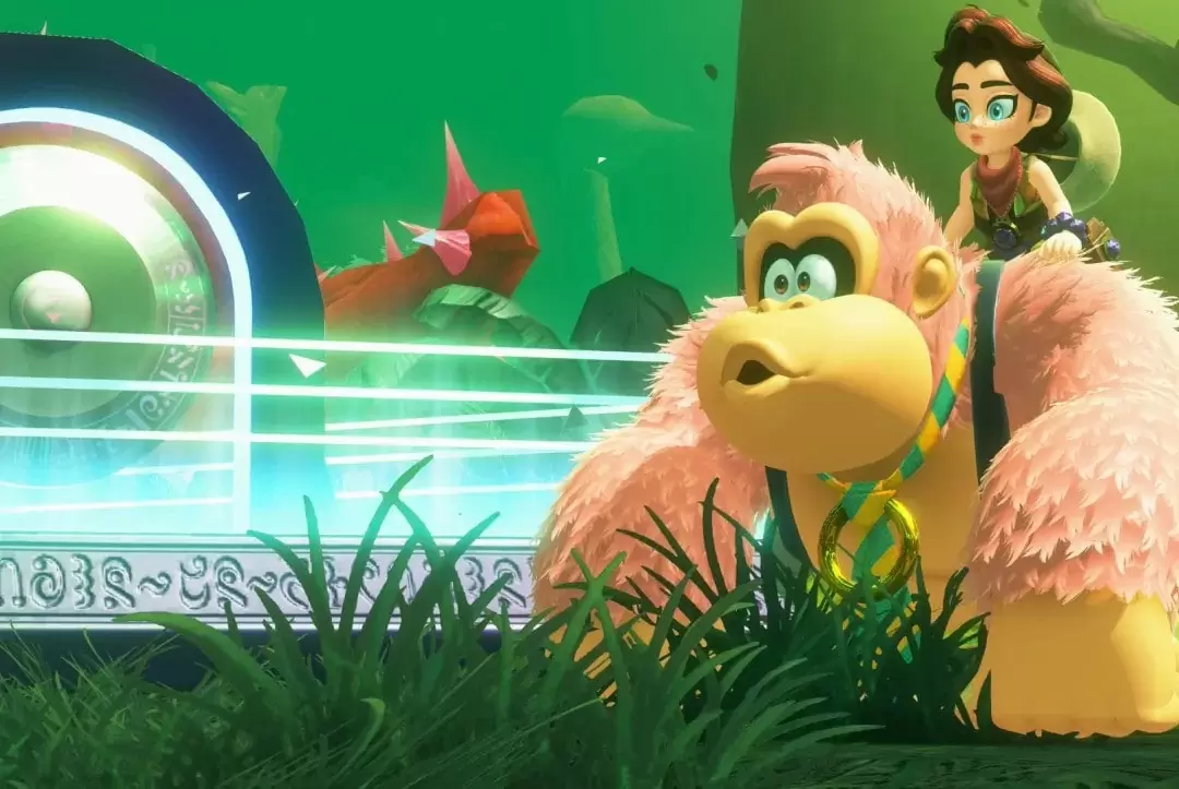 جابه جایی بین لایه های Donkey Kong Bananza