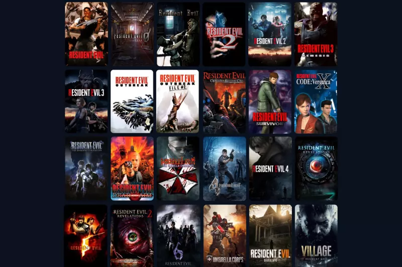 بازی های رزیدنت اویل به ترتیب