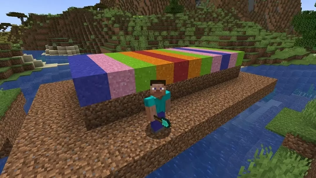 ساخت سریع بتن در ماینکرافت