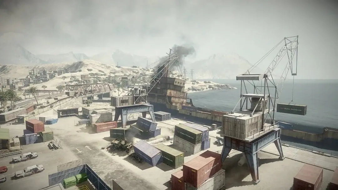 عکس نقشه Arica Harbor در سری بتلفیلد