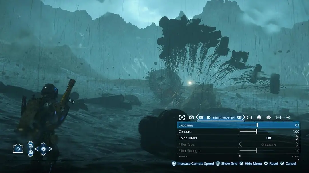 Photo Mode در بازی death stranding 2