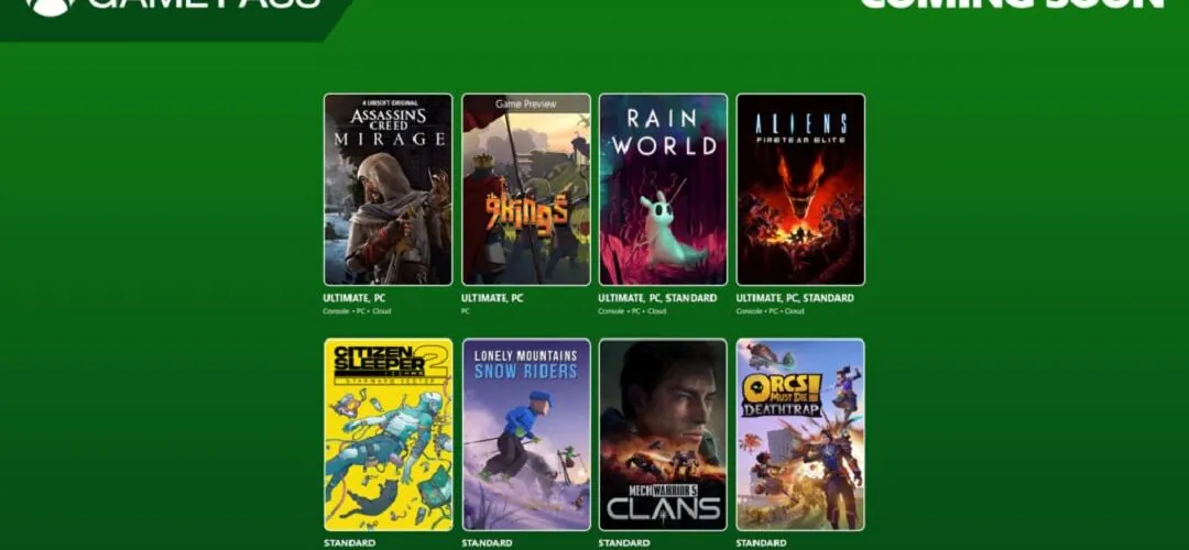 بازی های Xbox Game Pass آگوست 2025