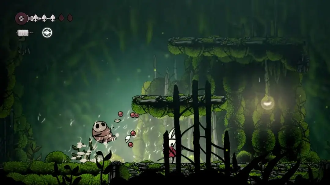 تصویری از افتادن Rosary Bead از دشمنان در hollow knight silksong