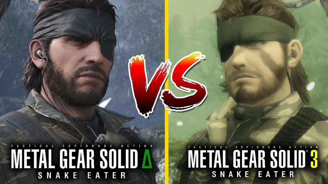 مقایسه گرافیگ بازی metal gear solid 3 و بازی metal gear solid delta snake eater